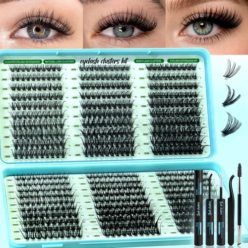 600 pezzi wispy lash clusters - 600,